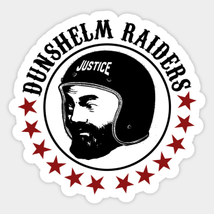 Dunshelm Raiders - Knightmare Treguard biker gang design Sticker